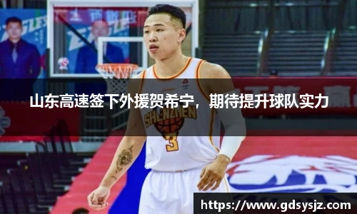 山东高速签下外援贺希宁，期待提升球队实力
